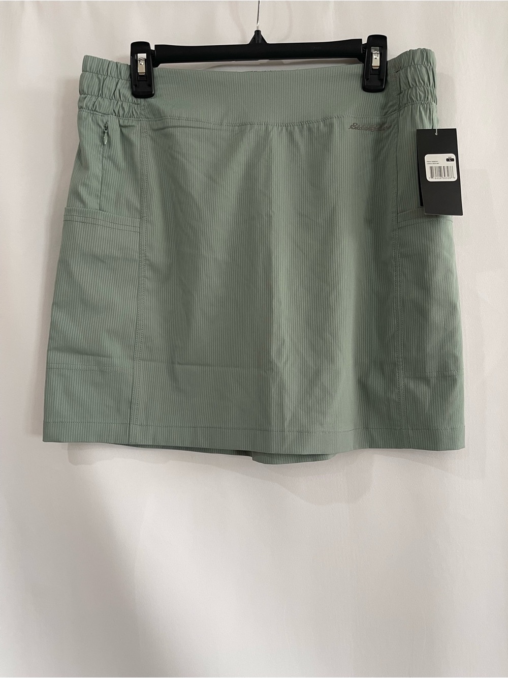 Eddie Bauer Twin River Skirt Womens Large Green Chinois Outdoor Hiking